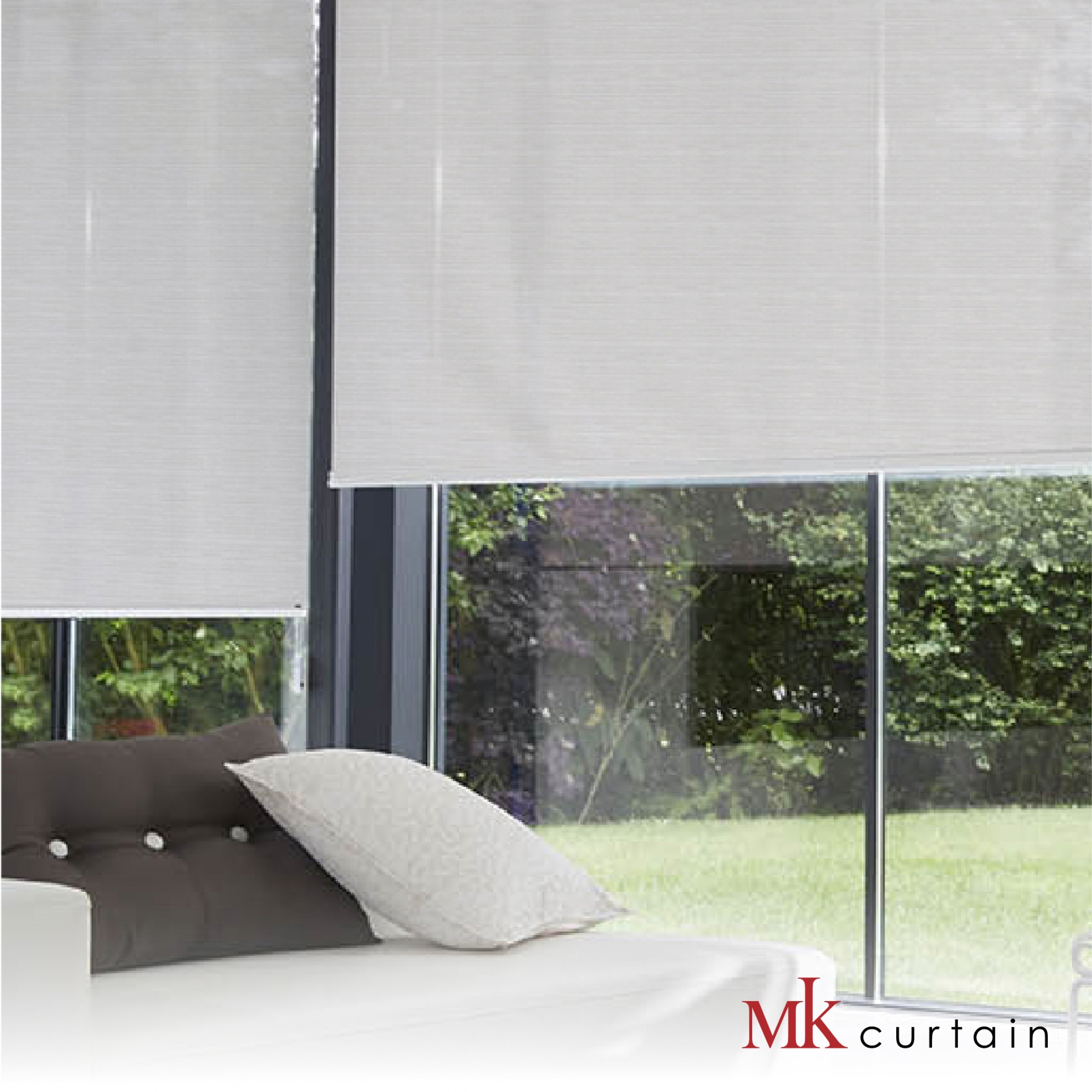 MK Blinds Custom Made Roller Blinds Blackout-300cm (MKC15BO) - Mk Curtain